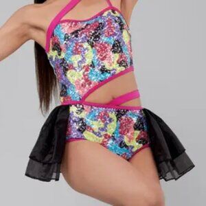 New Attitude 15751 Weissman Strappy Leotard NEW